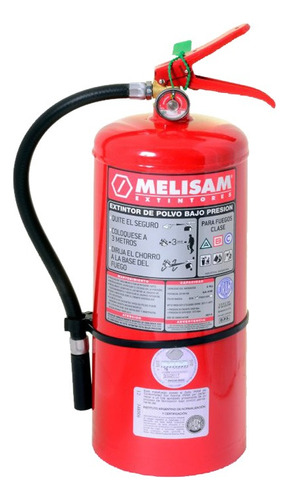 Matafuegos Melisam Abc 5kg C/ Sello Iram C/ Chapa De Regalo 