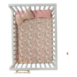 Cobertor Baby Ligero Carriola Conejitas Vianney Color Rosa Claro Diseño De La Tela Conejito