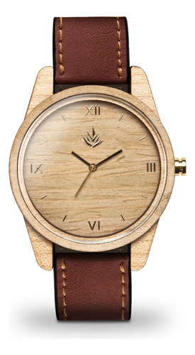 Reloj De Madera Personalizado Agavus - Línea Clásica Maple | Meses sin interés