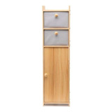 Rack Organizador Baño Slim Bambú Decoración Hogar Lujo