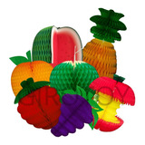 Girotoy Kit Origami Frutas Decoração Festa Tropical Havaiana