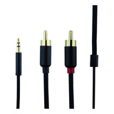 Cable 2x1 Plug A Rca 3.5mm A Rca Audio Alta Calidad