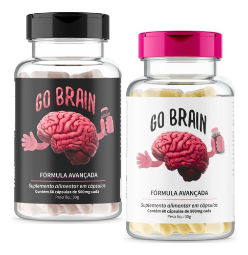 Go Brain - Turbine Seu Cérebro Foco Produtividade - Original