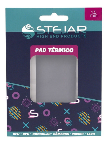 Stejar Thermal Pad 95x45x1.5mm 12.8 W/mk Extreme Alto Rendim Color Gris