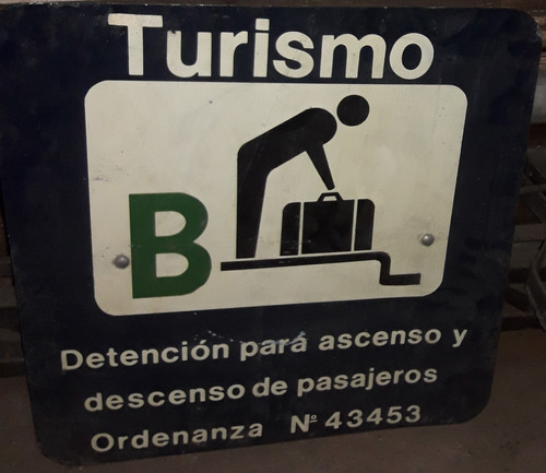 Cartel Turismo Detencion De Pasajeros Hotel Con Poste (2)