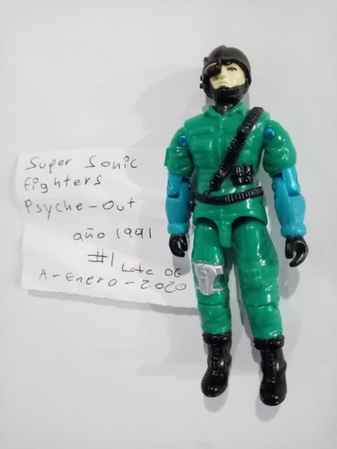 Gi-joe Vintage Super Sonic Fighters Psyche-out 1991 #1