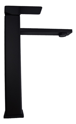 Monomando Alto Pizarro De 29 Cm Para Lavabo Cromo O Negro