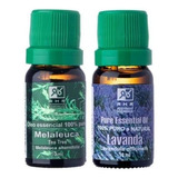 Kit Óleos Essenciais De Melaleuca E Lavanda 100% Puro - Rhr