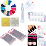 Kit Strass Joias Adesivo De Unhas Cartao Iniciante Pedrarias