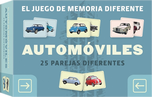 El Juego De Memoria Diferente / Automóviles / Cartas