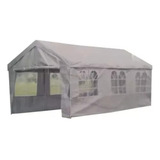 Toldo Carpa Gazebo Con Pared 3 X 6 Mts Blanco Uso Rudo