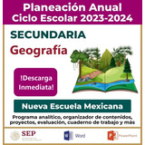 Programa Analítico Geografía 1° Secundaria 2024 - 2025