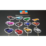 Adorno Cupcake Deco Hot Wheels Autitos X12u