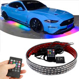 Luces Led Exterior Auto Rgb 4 Tiras Led Tuning Colores