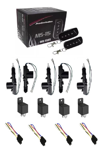 Kit Alarma Audiobanh Ms-115 5 Act. 4 Relays 4 Arnes P/relay