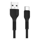 Cable Usb A Tipo C 1m Miccell Color Negro