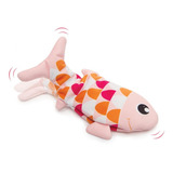 Juguete Para Gato Groovy Fish Catit Activado Con Movimiento Color Rosa