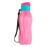 Garrafa 310 Ml Eco Tupper Cabe Na Bolsa Lancheira Mochila Cor Rosa Glace