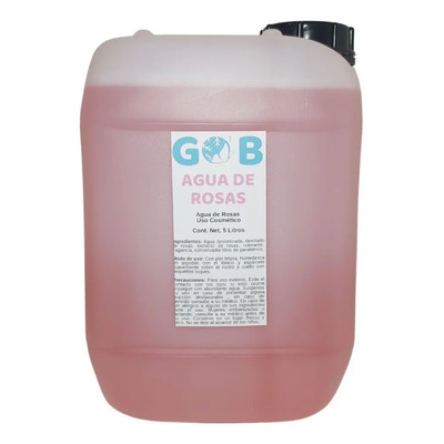 Gob tónico facial agua de rosas 5 L | hidratación para todo tipo de piel | Meses sin interés