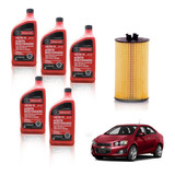 Kit Cambio Aceite Para Chevrolet Sonic 5w30 Ss