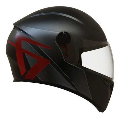 Casco Vertigo V50 Infinity Nocturno Rojo Bagattini