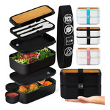 ~? Karrico Xl Bento Box | 68 Fl Oz Tamaño Más Grande Para Po