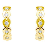 Arracadas Bizzarro De Oro Amarillo Con Zircon-aq06e2073ay-16