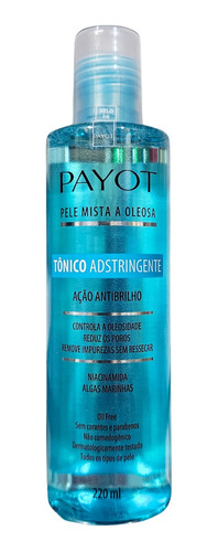 Tônico Adstringente Facial Antibrilho Niacinamida Alga Payot