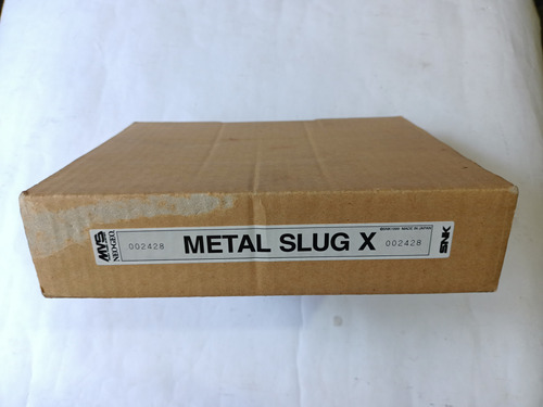 Caja Para Cartucho Metal Slug X Mvs Original