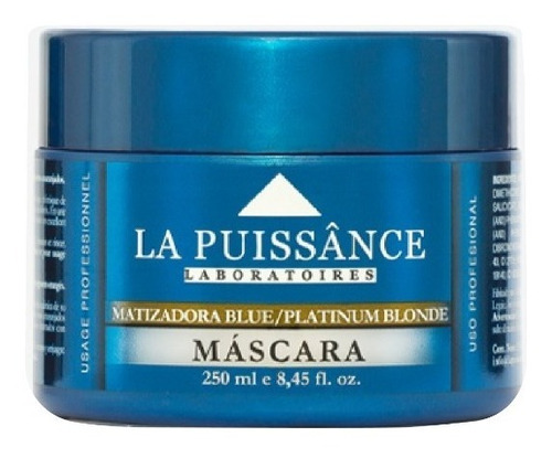 La Puissance Mascara  Matizador Azul X 250ml Baño De Crema