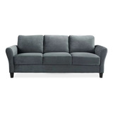 Mueble Sofa Vintage Lino Gris Patricia Sala Salas Muebles