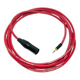 Cable Mini Plug 3.5 A Xlr Macho De 15 Metros