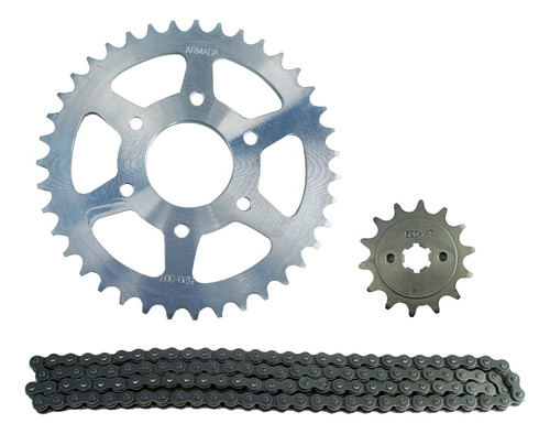 Kit De Sprocket (cadena Reforzada) 520h-16 P/pulsar 200 Ns 