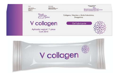 V Collagen. Colágeno  Vaginal Con Aplicador En Gel