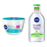 Kit Facial Nivea: Gel Hidratante Y Agua Micelar Mate