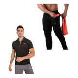 Conjunto! Chomba Hombre Lycra +pantalon Cargo Bolsillos