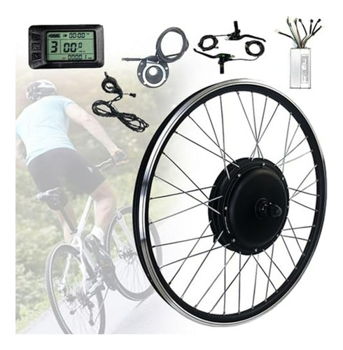 Kit De Conversión De Bicicleta Eléctrica De 48 V, 1000 W, 15