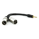 Cabo P2 Mono Para 2 Xlr Macho 1,8 Metro