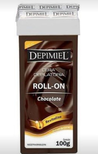 Cera Depilatória Depimiel Chocolate Roll-on Refil 100g