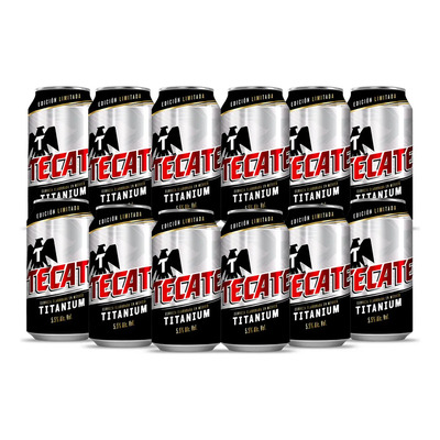 Cerveza Tecate Titanium 24 Latas De 355ml | MercadoLibre