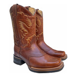 Bota Roper Wrangler Vaquera Texana Anderson Choco Caballero