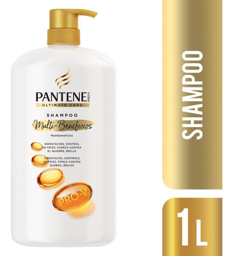 02 Xampu Pantene Pro V Ultimate Care Multibeneficios 1 Litro