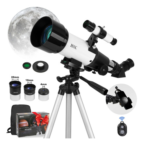 Hsl Telescopio Para Adultos Y Nios, Telescopio Refractor De