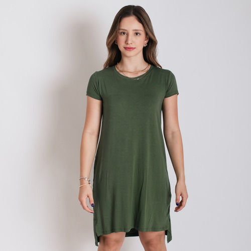 Vestido Camisetão Moda Feminino Confortável