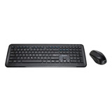 Kit Teclado E Mouse Sem Fio Antimicrobiano Premium Targus Cor Do Mouse Preto Cor Do Teclado Preto