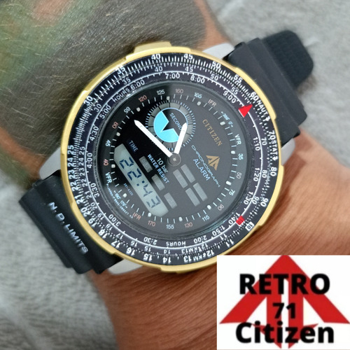 Relógio Citizen Wingman Raro Anos 80 N-1 