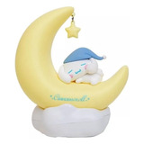 Lámpara De Mesita De Noche Sanrio Con Forma De Luna, Ilumina