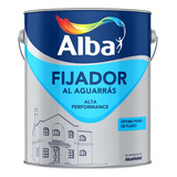 Sellador Fijador Al Aguarras Transparente Alba 4lts