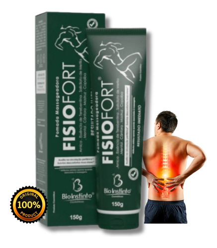 Pomada Fisiofort Massageadora Bio Instinto Original 150g