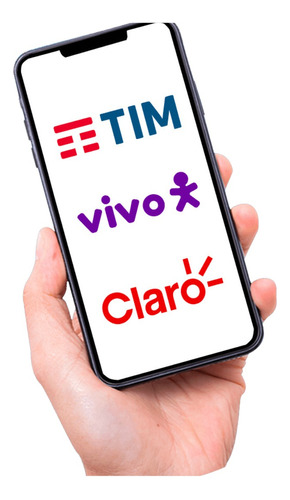 Recarga Celular Tim Oi 1vivo Claro Crédito R$ 20,00